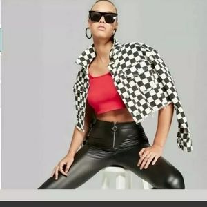 🎉SOL🎉 Wild Fable Faux Leather High-Rise Leggings